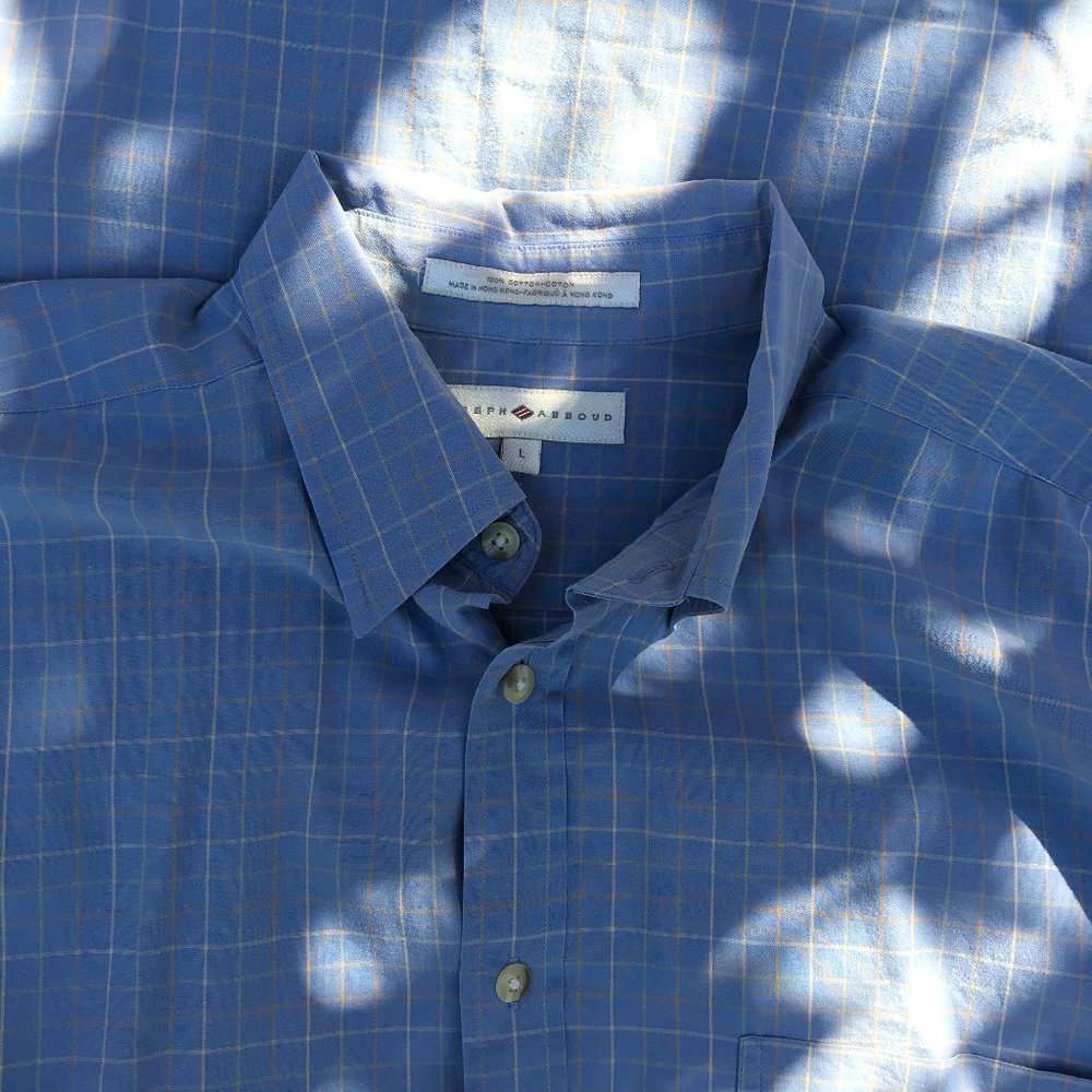 Vintage JOSEPH ABBOUD Dress Shirt Size Large - Picture 2 of 8